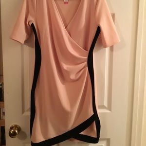 Pink and black dress. NWOT